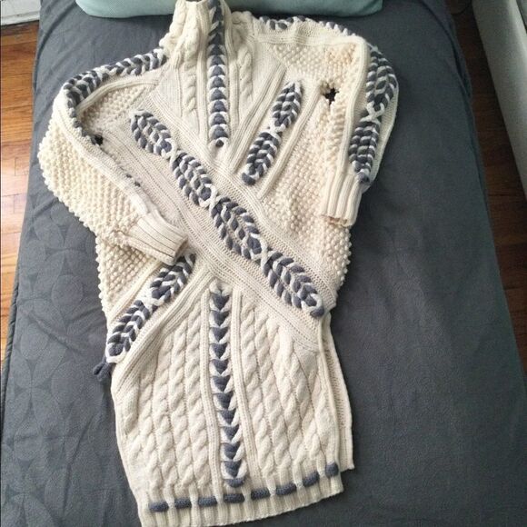 Prabal Gurung M Sweater Dress chunky cable knit - Picture 2 of 8